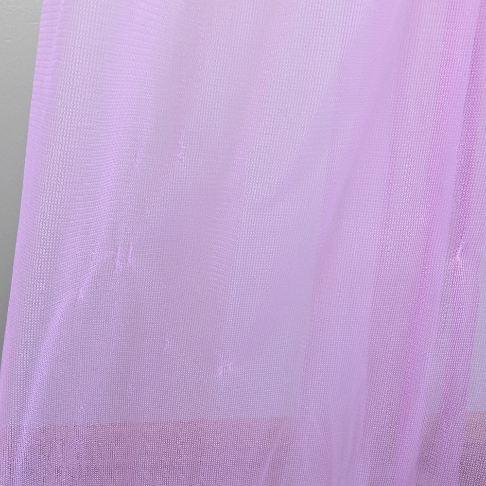 Vintage purple mesh peignoir - Picture 7 of 10